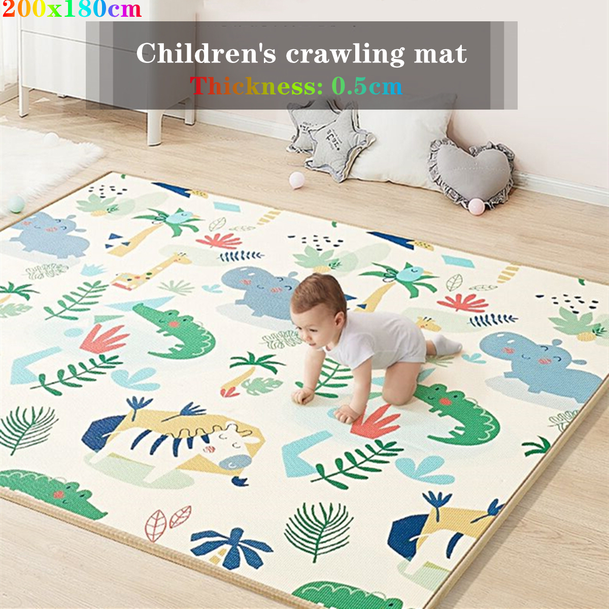 Kids Education Allowance - Thick 0.5cm Lion Giraffe Baby Play