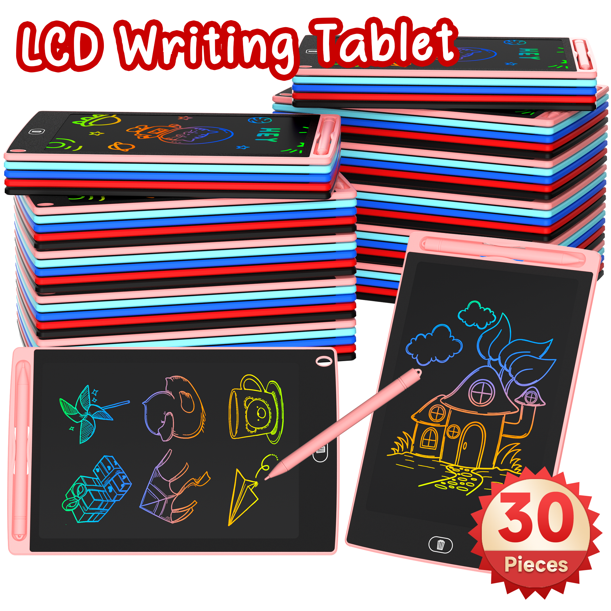 Kids Education Tools - 30pcs of 8.5 Inch LCD Drawing