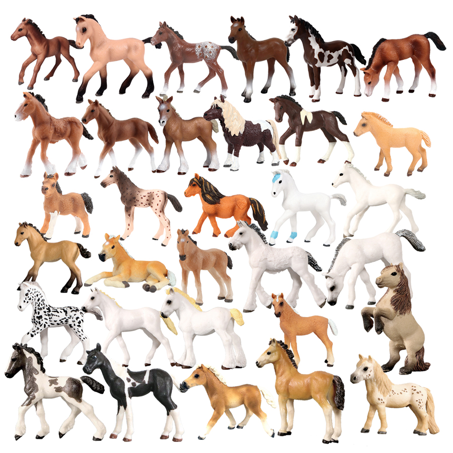 Kids First Education - Horse Figurine Farm Animals Pony Figures