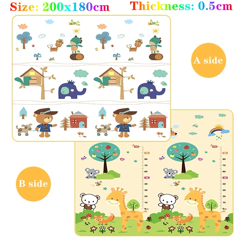 200cm X180cm Large Size Baby P - Kids Education Allowance ulasan dan harga