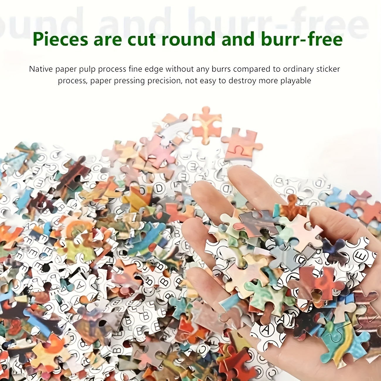 500/1000 pcs Jigsaw Puzzle Ora - Kids Education Wallpaper ulasan dan harga