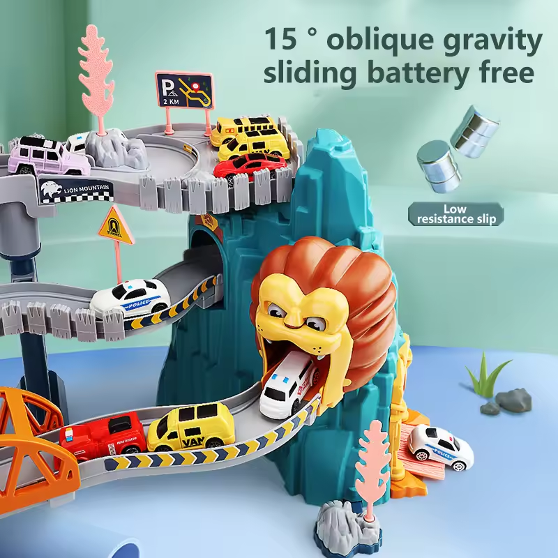 Lion Theme Children's Car Trac - Kids Education Allowance ulasan dan harga
