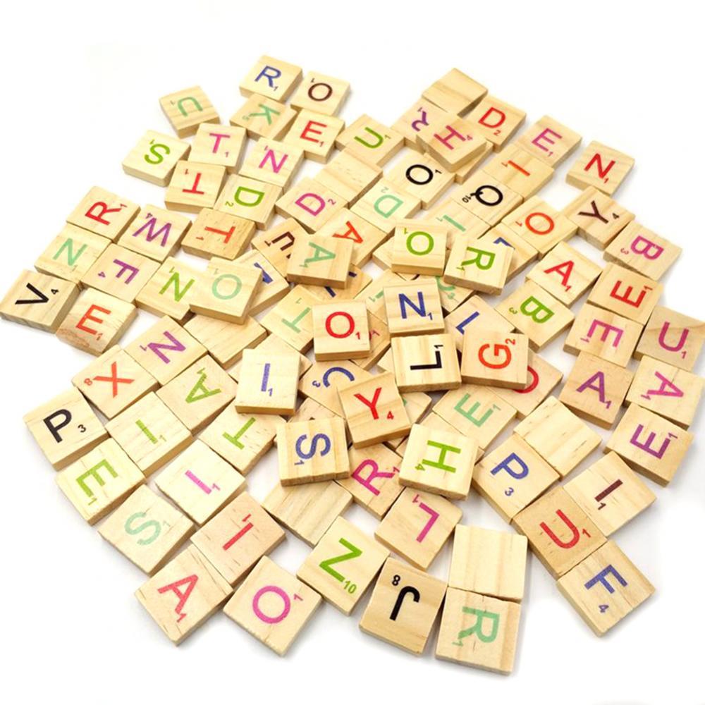 100Pcs Wooden Language Toys Le - Kids Educational - Alphabet Numbers & More ulasan dan harga
