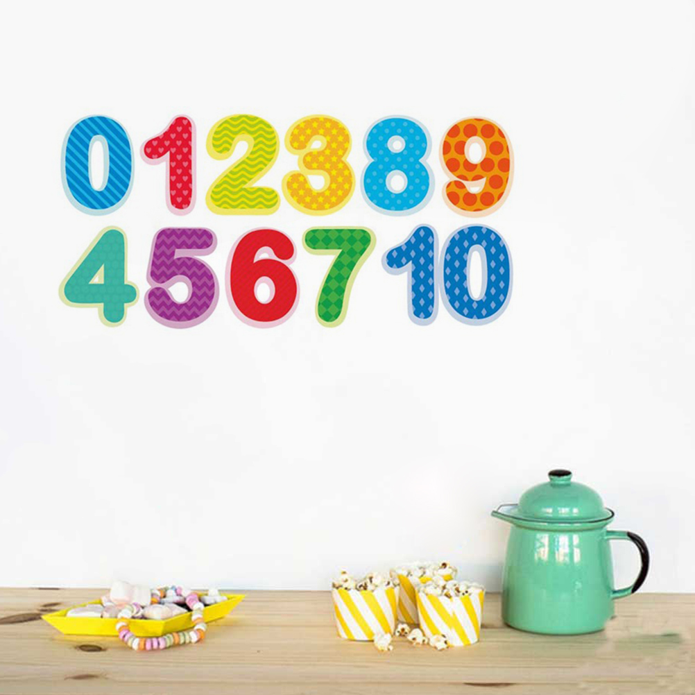 Number Wall Sticker Assorted C - Kids Education Wallpaper ulasan dan harga