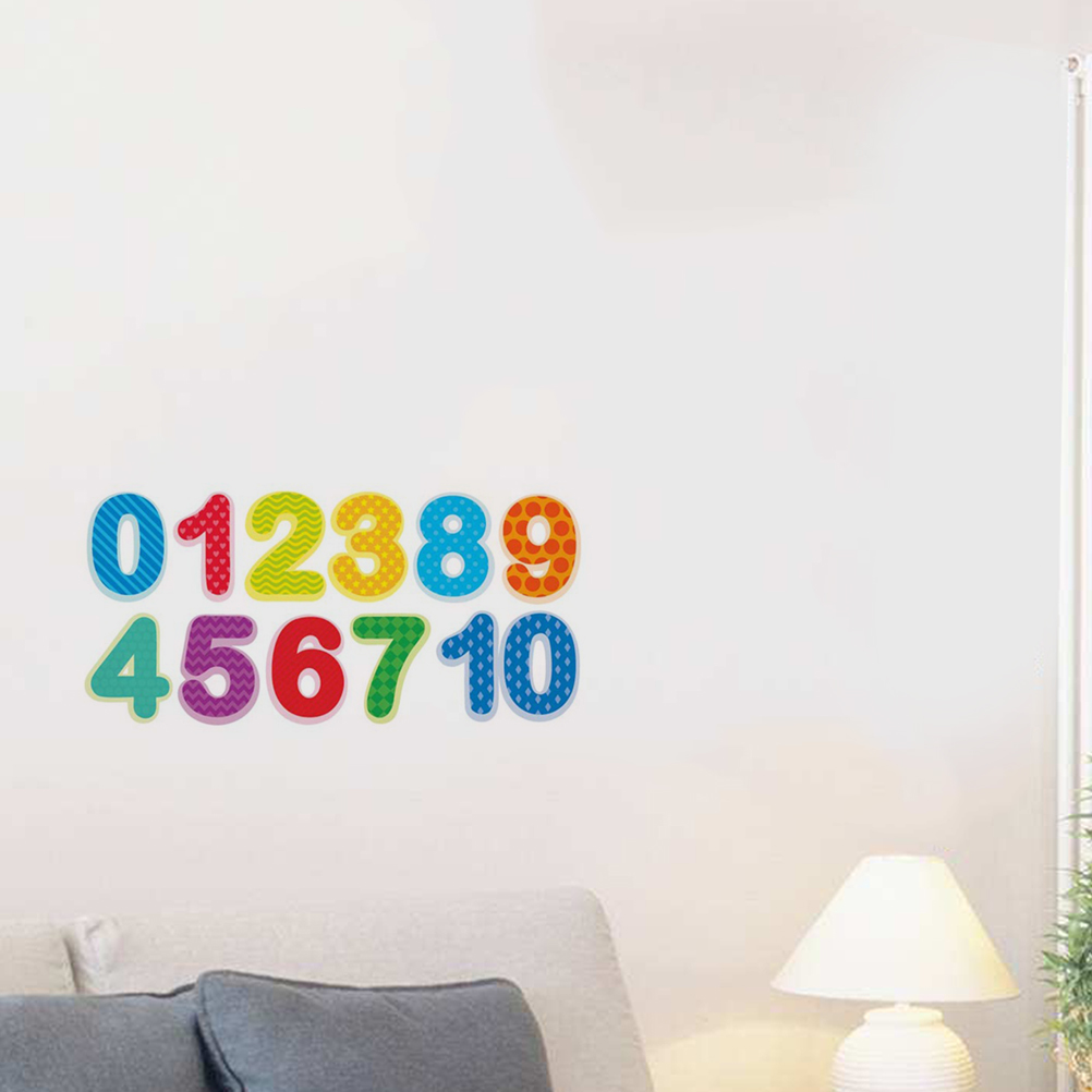 Number Wall Sticker Assorted C - Kids Education Wallpaper ulasan dan harga