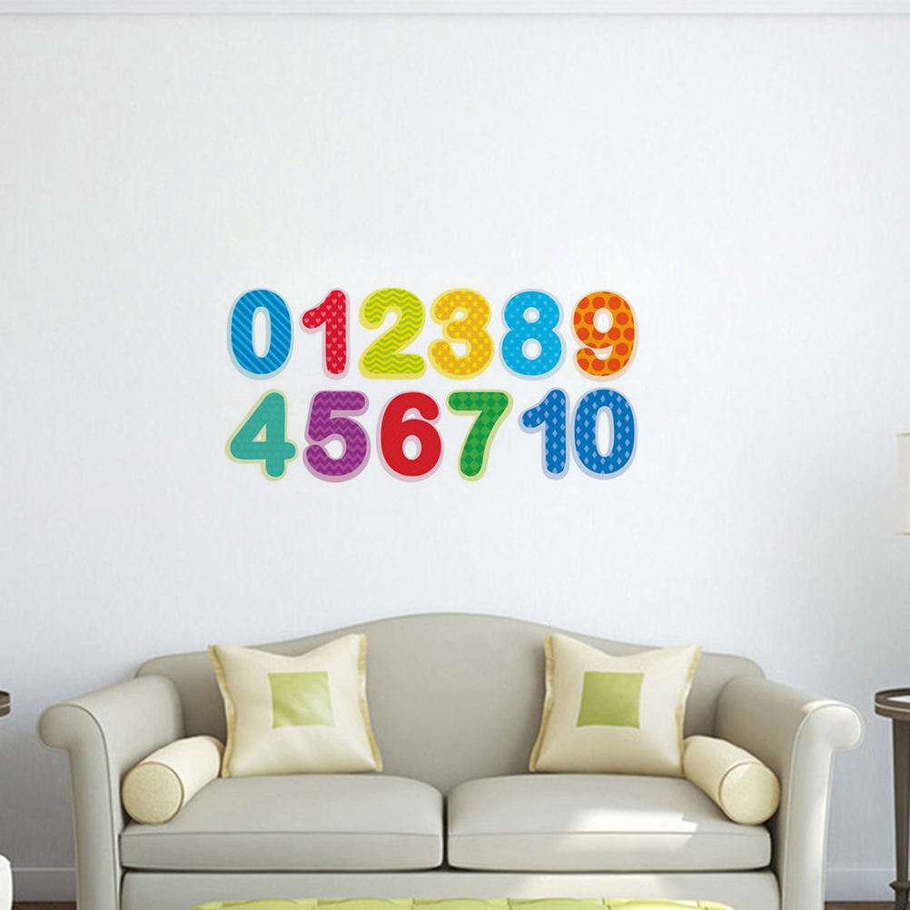 Number Wall Sticker Assorted C - Kids Education Wallpaper ulasan dan harga