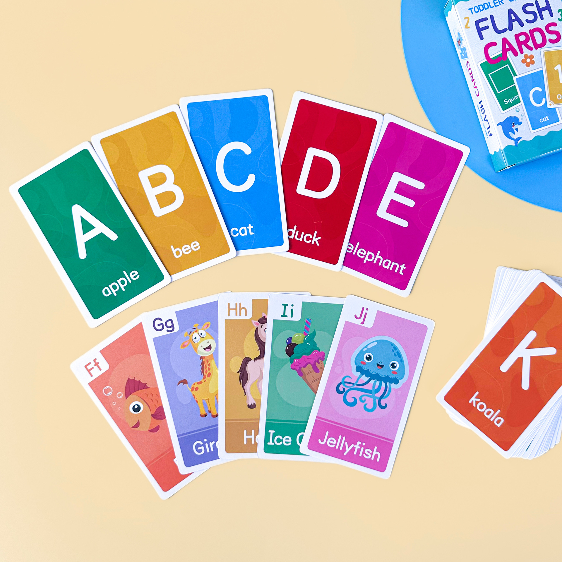 58 Pcs ABC Alphabet Flashcards - Kids Education Card ulasan dan harga