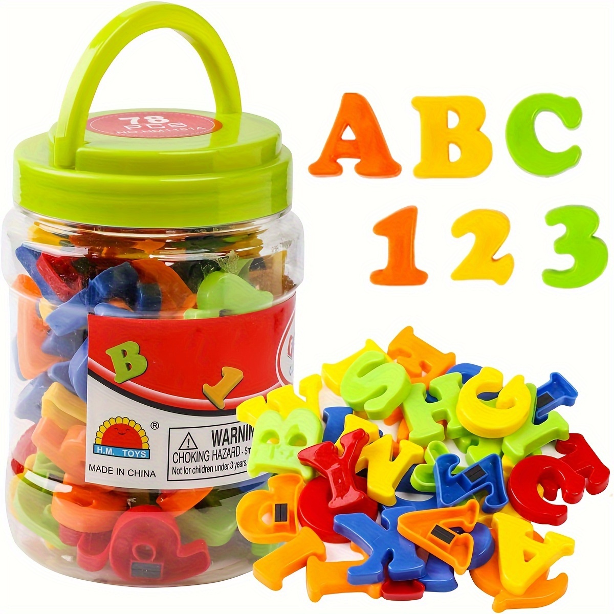 78 PCS Magnetic Letters Number - Kids Educational - Alphabet Numbers & More ulasan dan harga