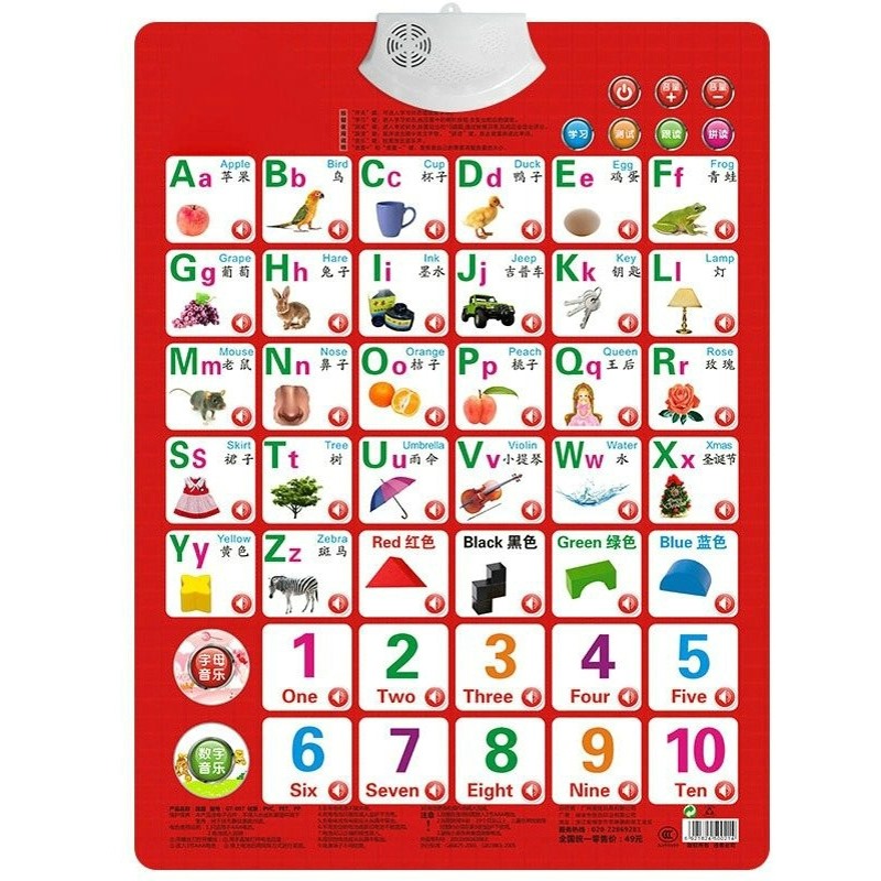 Learn Numbers Alphabet Card Bo - Kids Educational - Alphabet Numbers & More ulasan dan harga