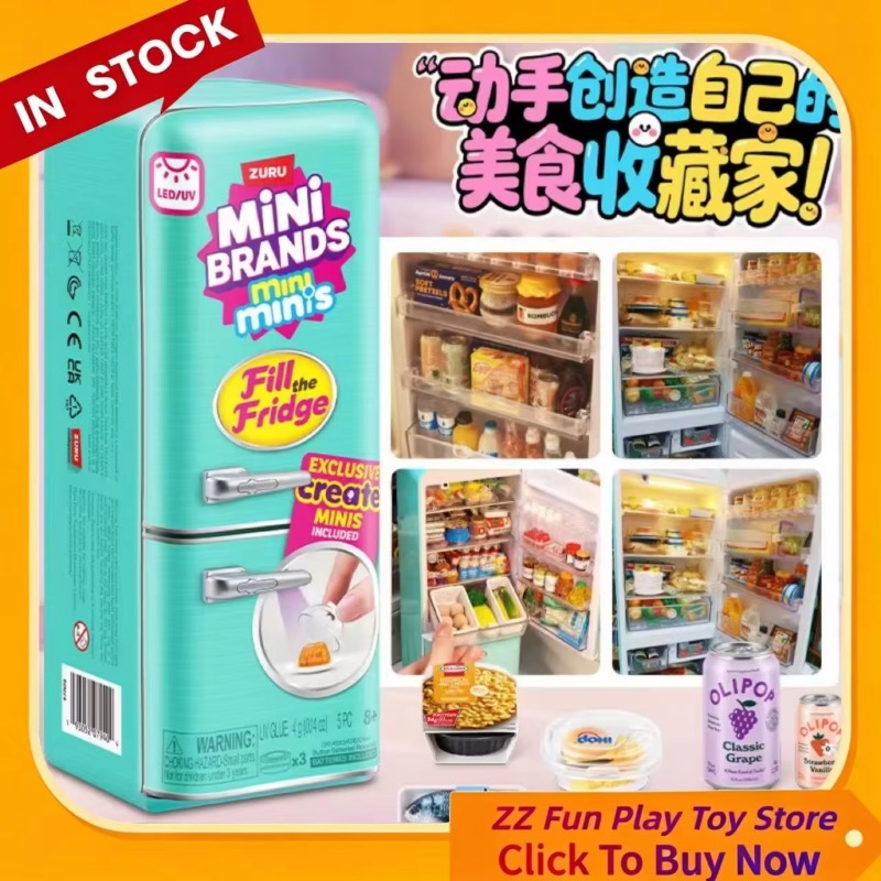 Genuine ZURU Mini Fridge Set P - Kids First Education ulasan dan harga