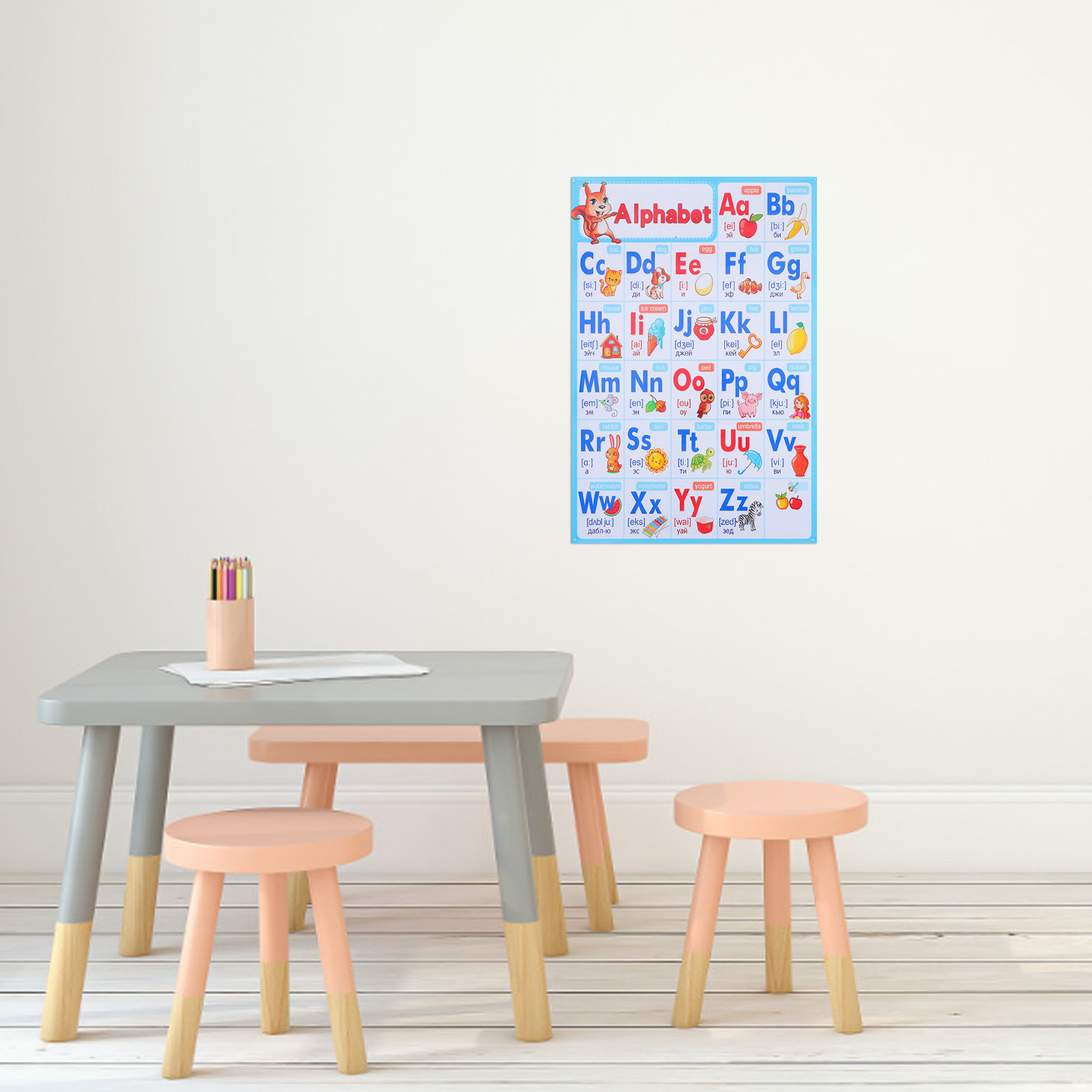 Abc Poster for Preschool Class - Kids Education Wallpaper ulasan dan harga