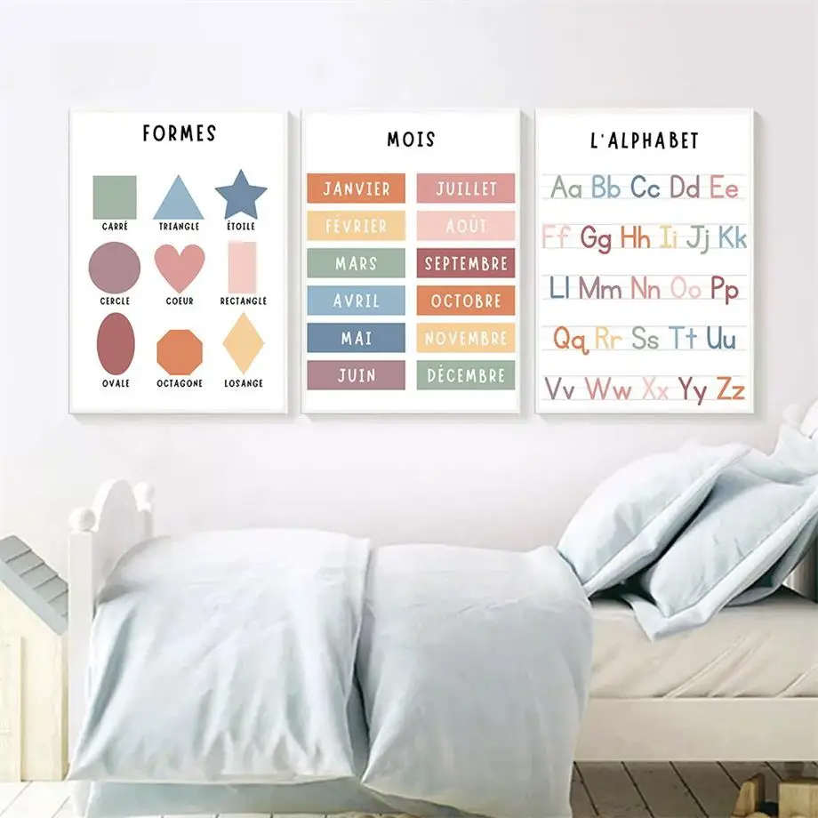English French Number Alphabet - Kids Educational - Alphabet Numbers & More ulasan dan harga