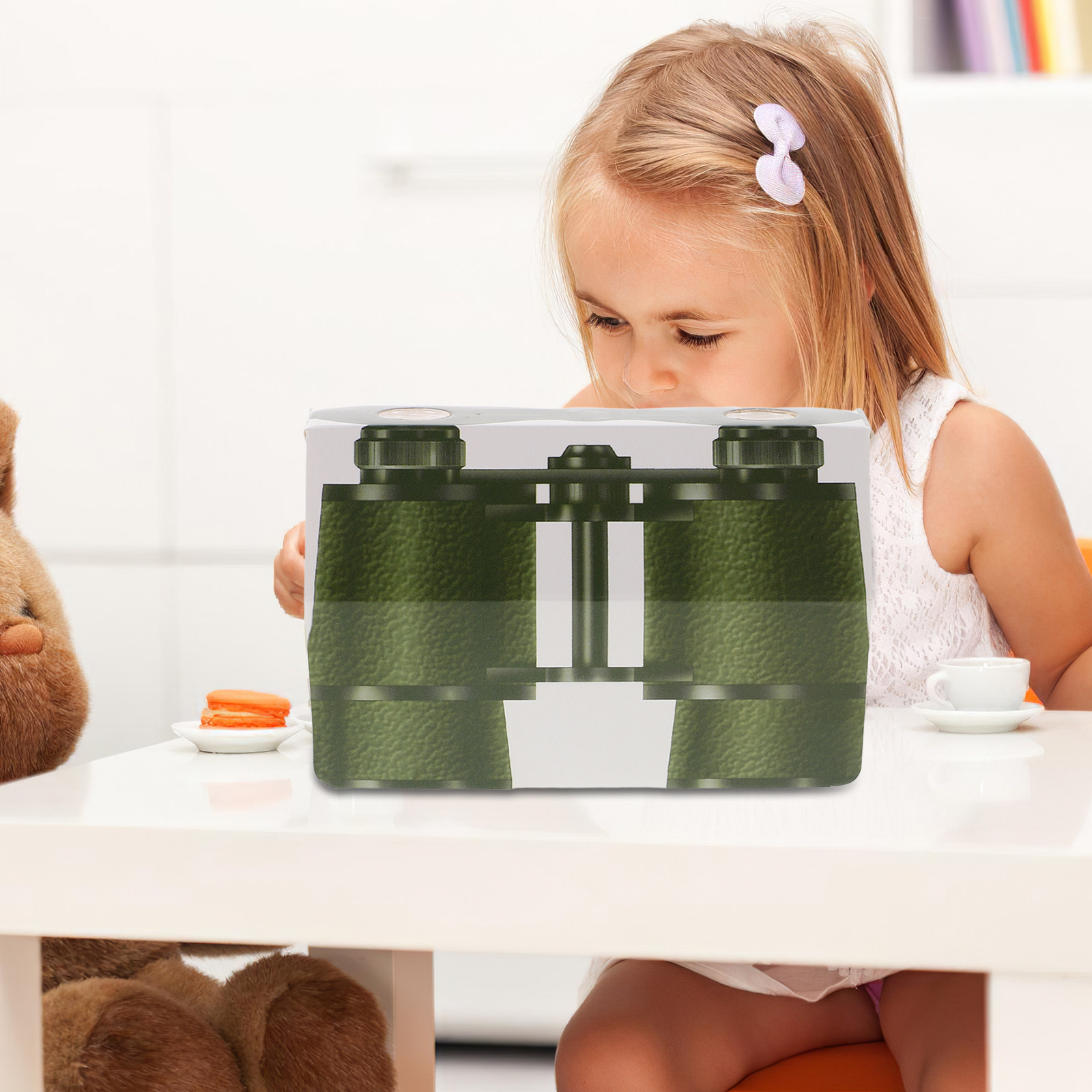 10Pcs Paper Kids Binoculars DI - Kids Outdoor Education ulasan dan harga