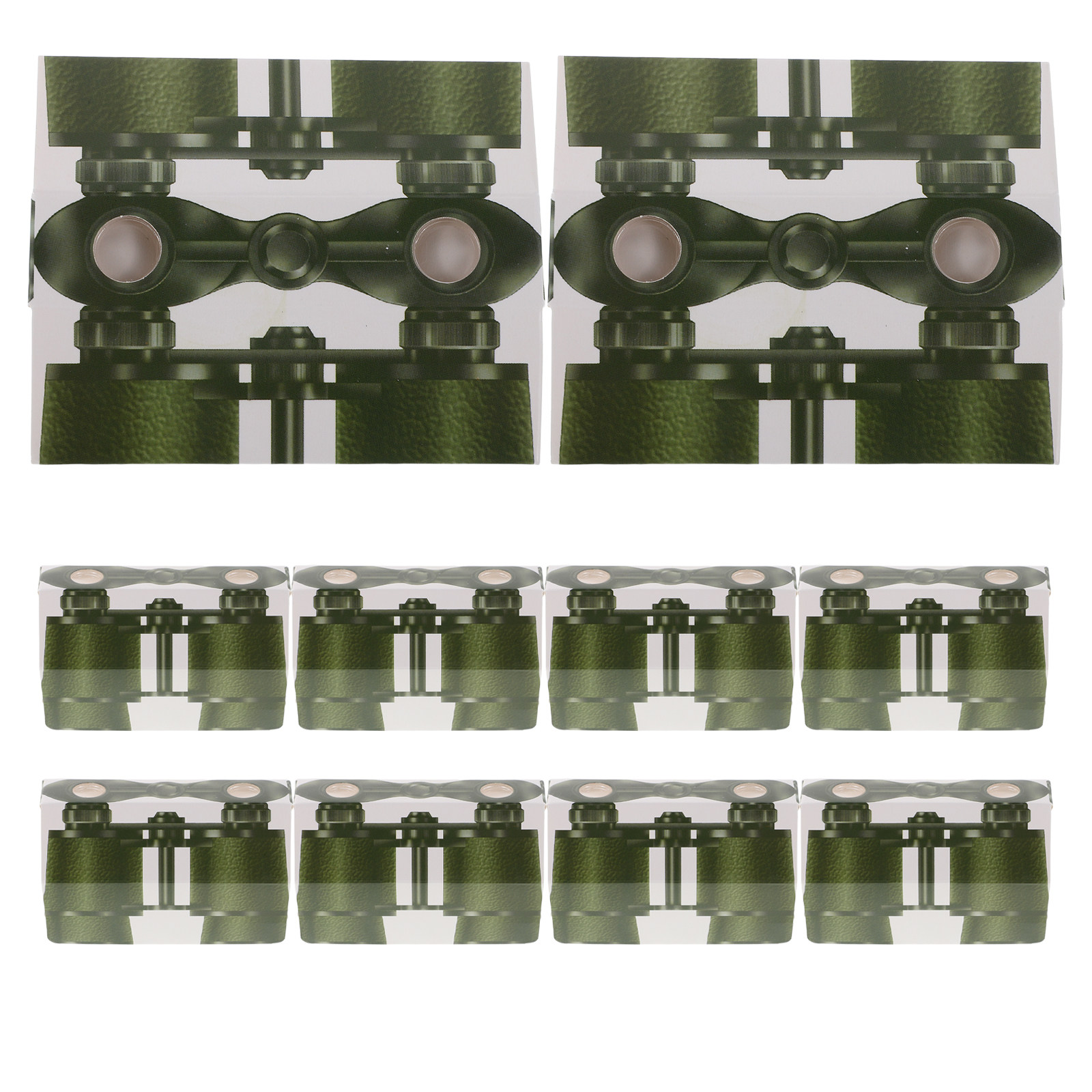 10Pcs Paper Kids Binoculars DI - Kids Outdoor Education ulasan dan harga