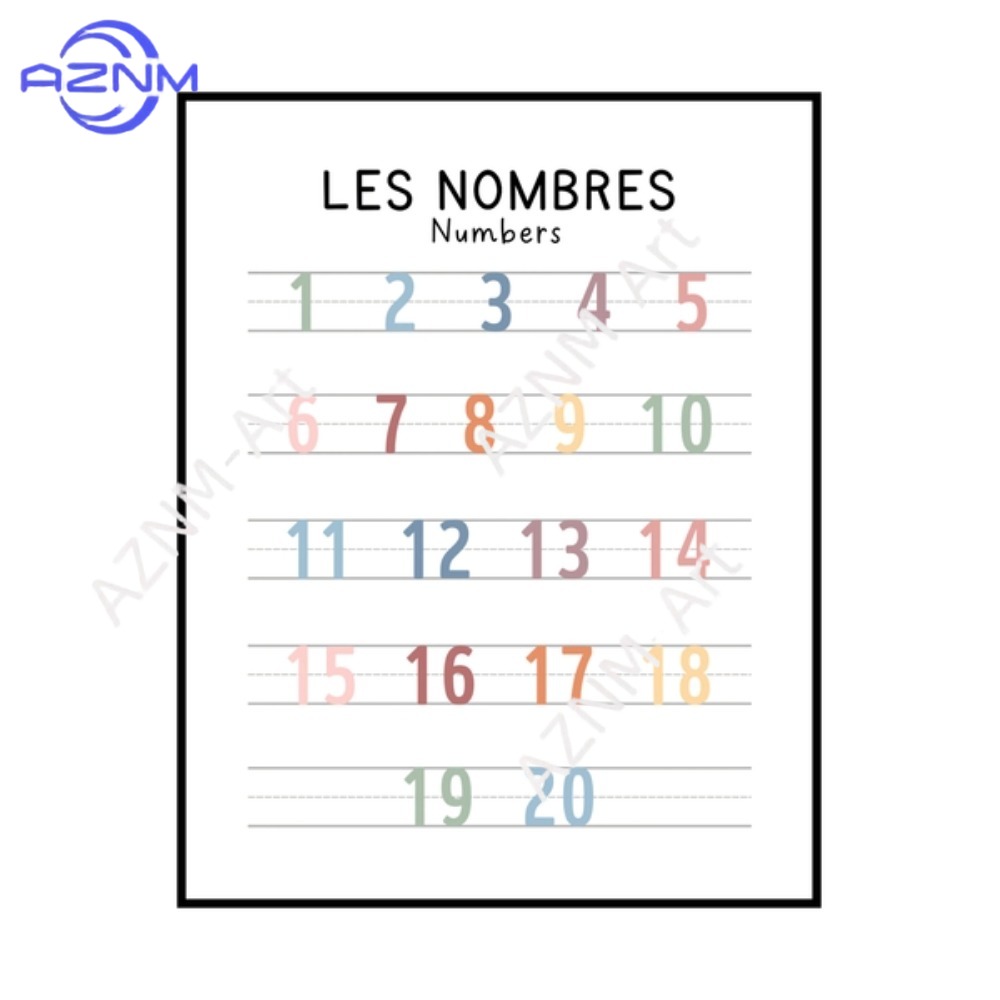 1Pc Bilingual French Education - Kids Educational - Alphabet Numbers & More ulasan dan harga