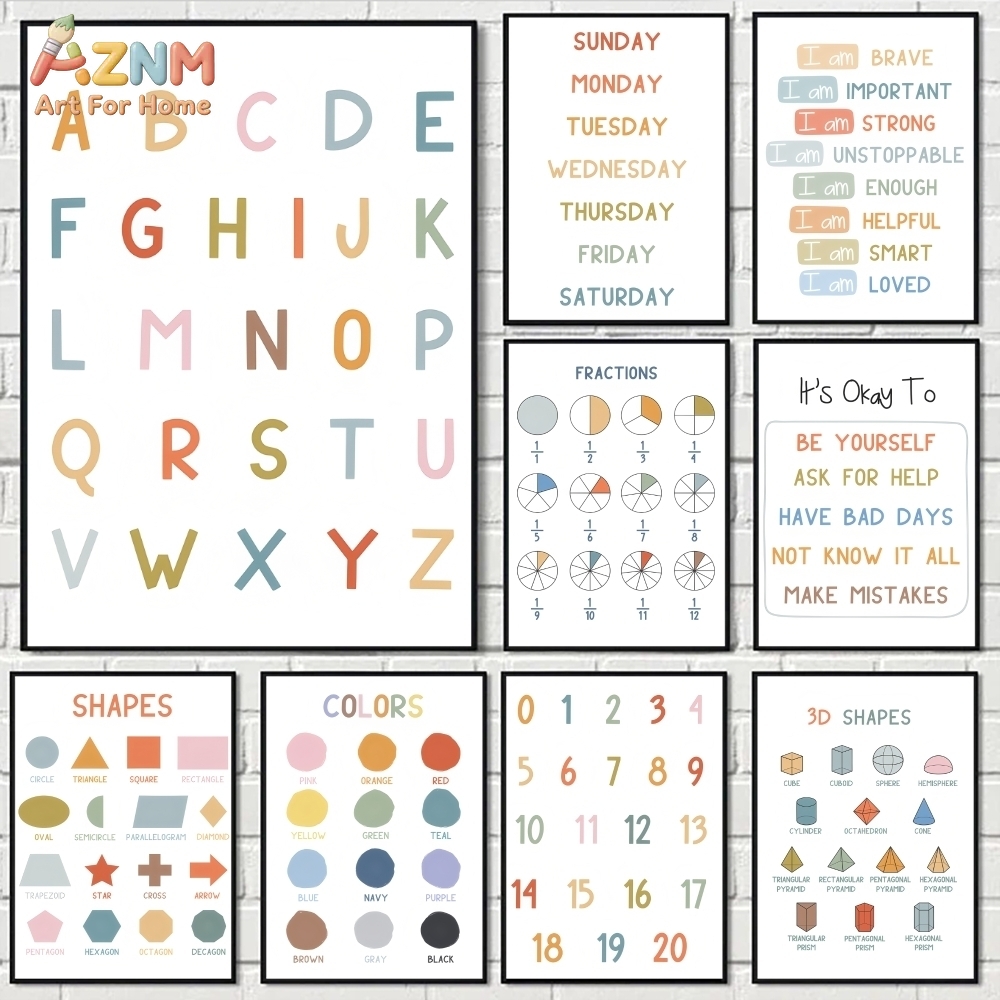 AZNM Educational Alphabet Numb - Kids Educational - Alphabet Numbers & More ulasan dan harga