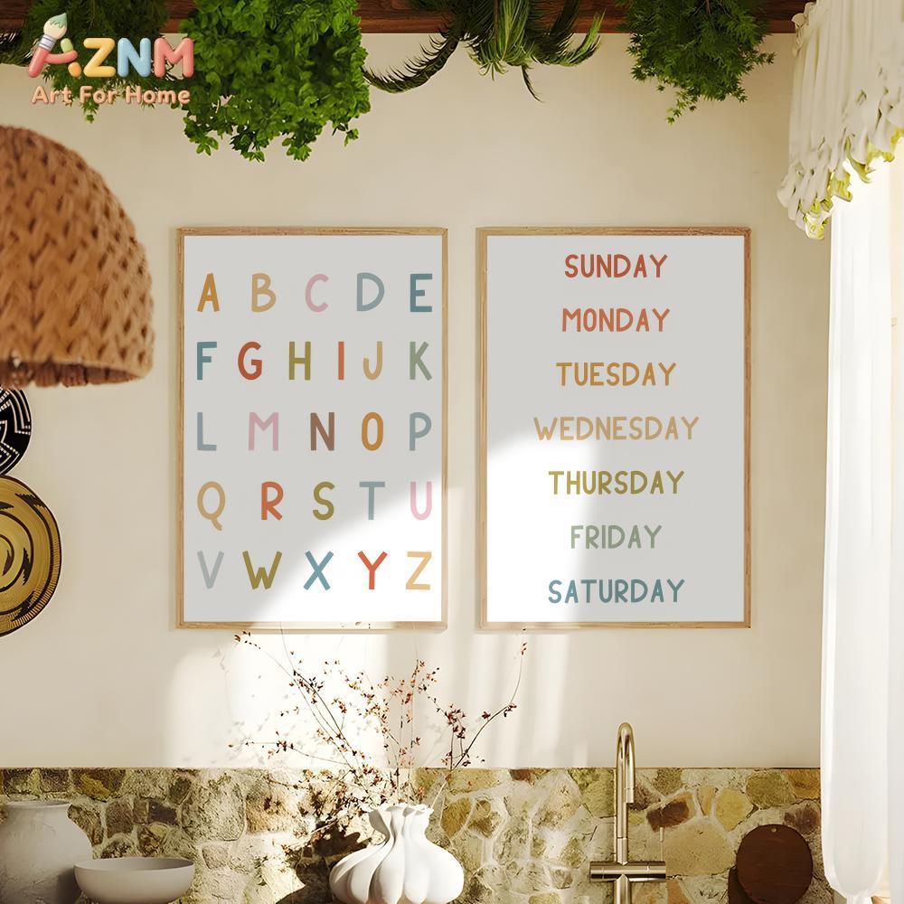 AZNM Educational Alphabet Numb - Kids Educational - Alphabet Numbers & More ulasan dan harga