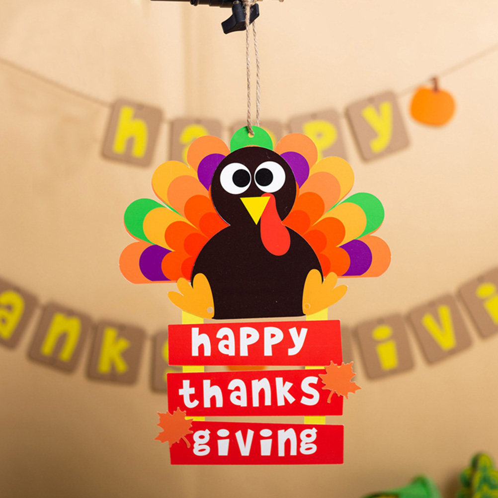 2Pcs Turkey Hanging Decoration - Kids Education Wallpaper ulasan dan harga