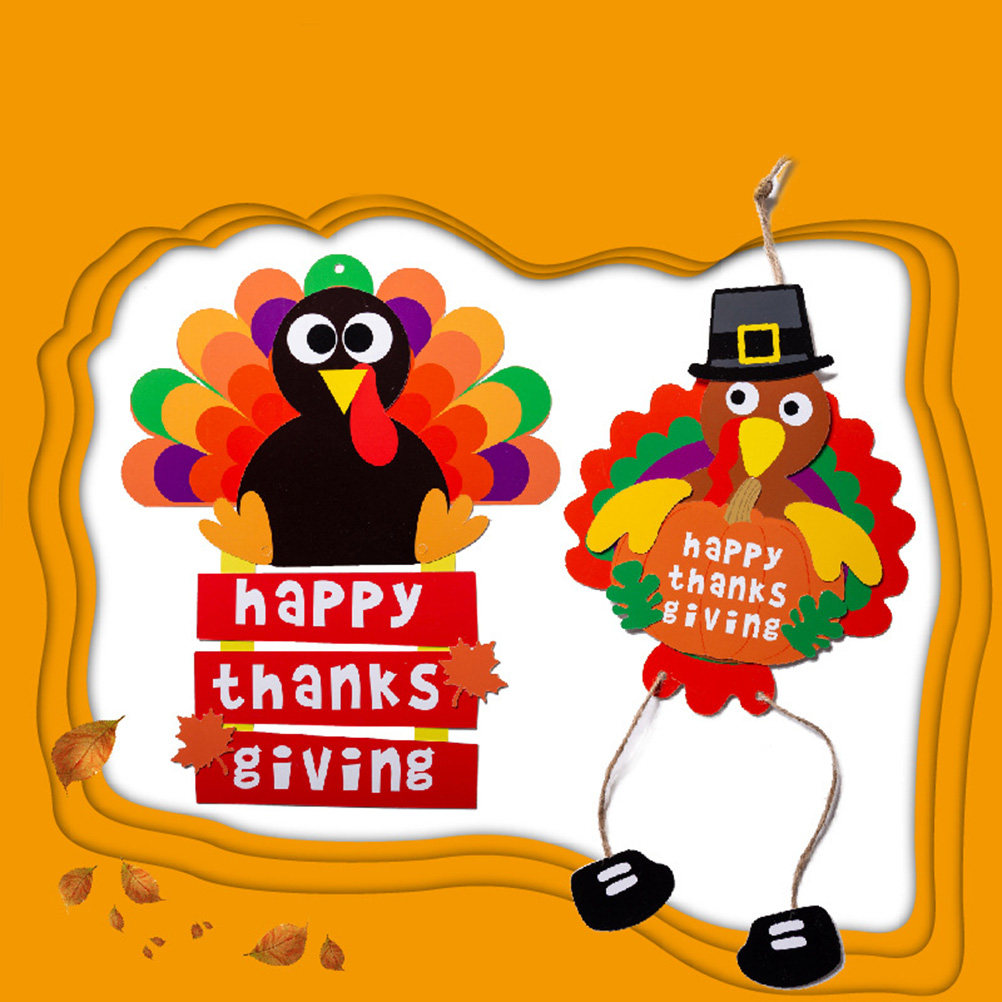 2Pcs Turkey Hanging Decoration - Kids Education Wallpaper ulasan dan harga