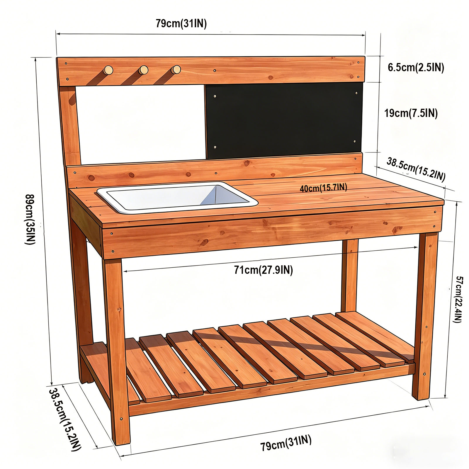 Wooden Potting Benches For Chi - Kids Education Tools ulasan dan harga