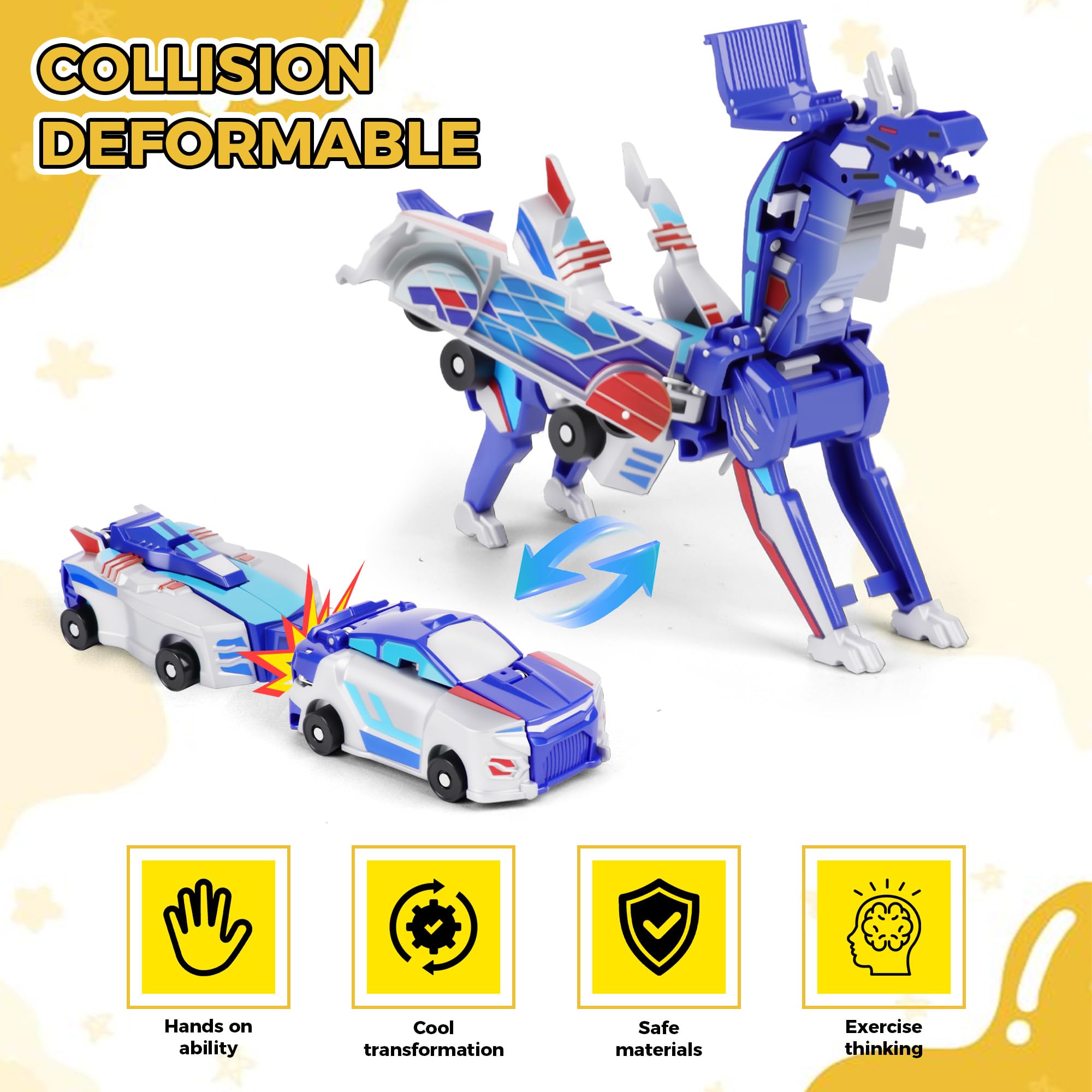 Magnetic 2-in-1 Collision Tran - Kids First Education ulasan dan harga