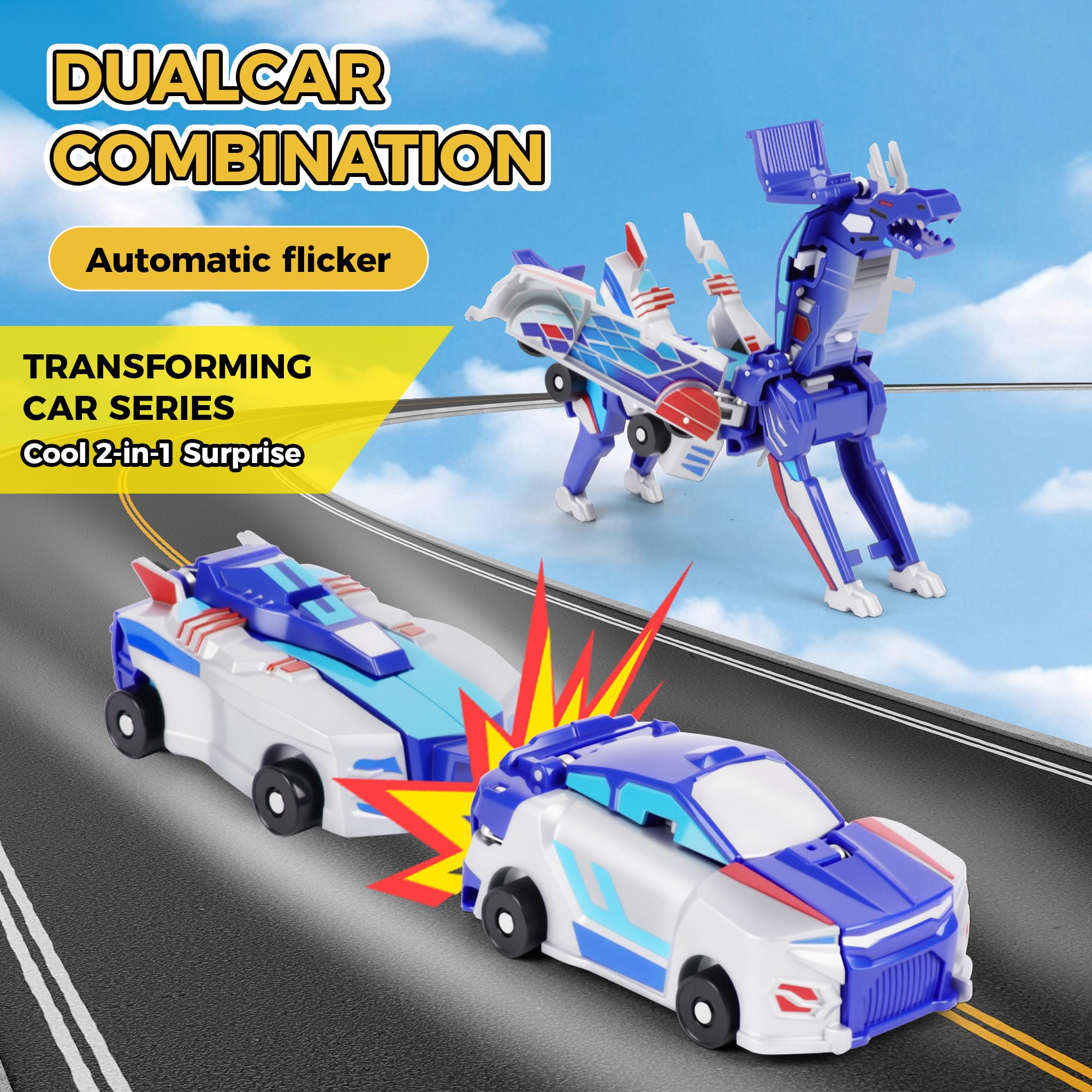 Magnetic 2-in-1 Collision Tran - Kids First Education ulasan dan harga