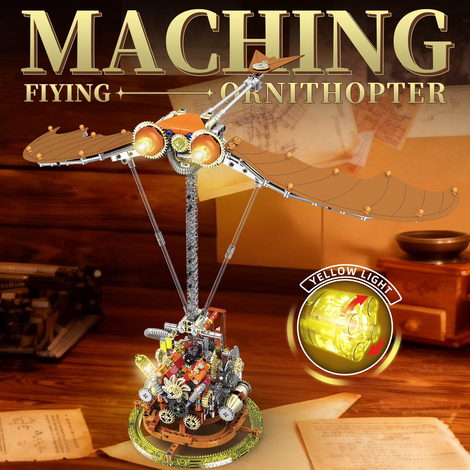 DIY Ornithopter Building Block - Kinetic Kids Education ulasan dan harga