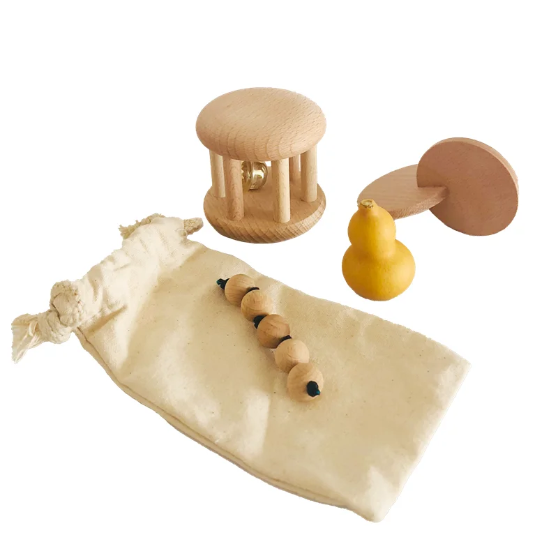 Montessori Wood Bell Rattle In - Kids Education Tools ulasan dan harga