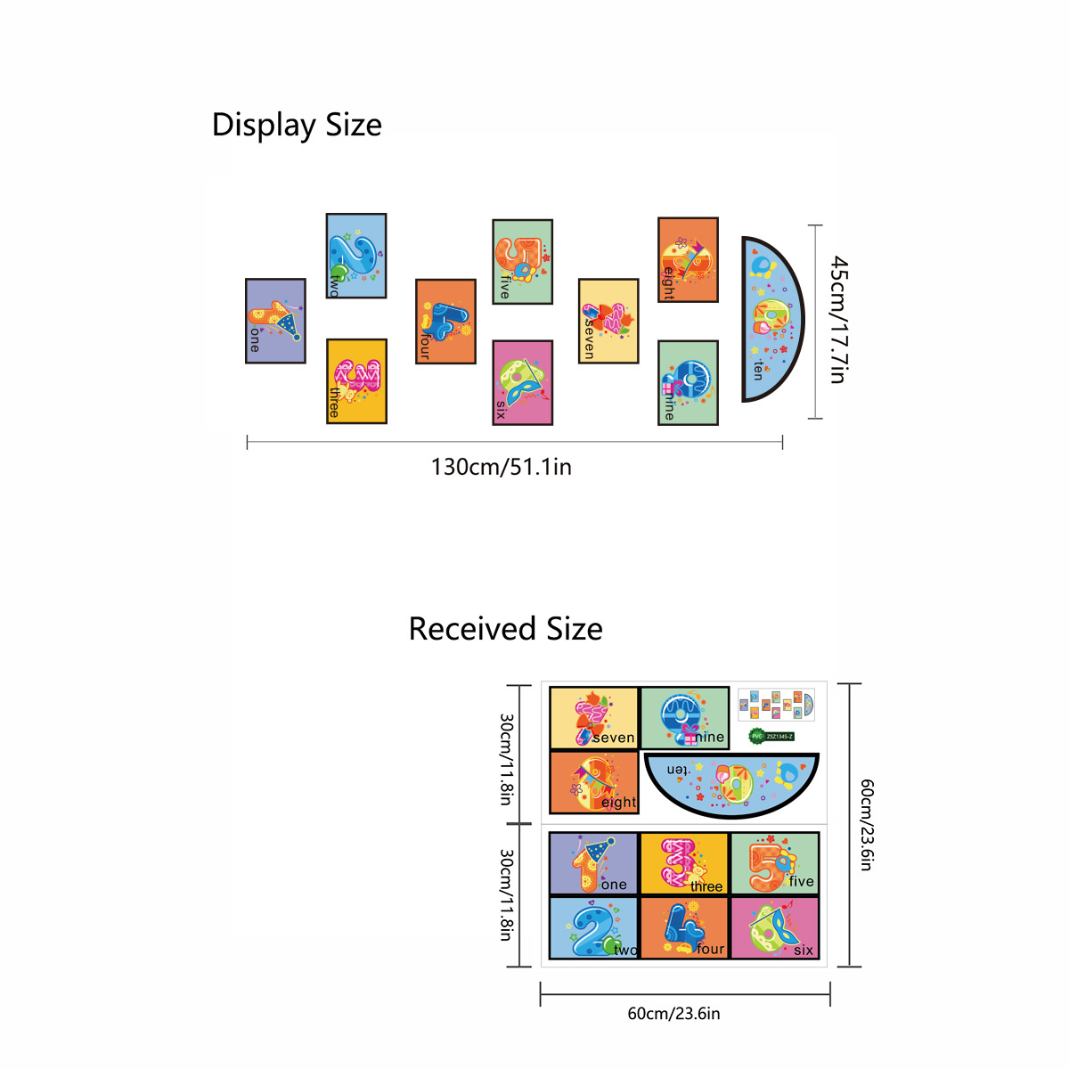 Digital Jump Grid Children's W - Kids Education Wallpaper ulasan dan harga