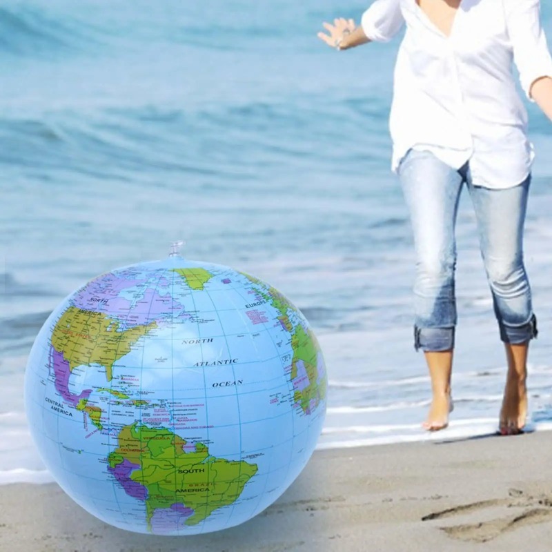 Inflatable Earth Globe Easy to - Educational Globe For Kids ulasan dan harga