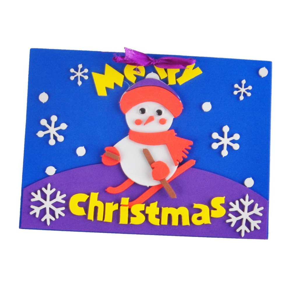 3Pcs DIY Cards Making Christma - Kids Education Card ulasan dan harga