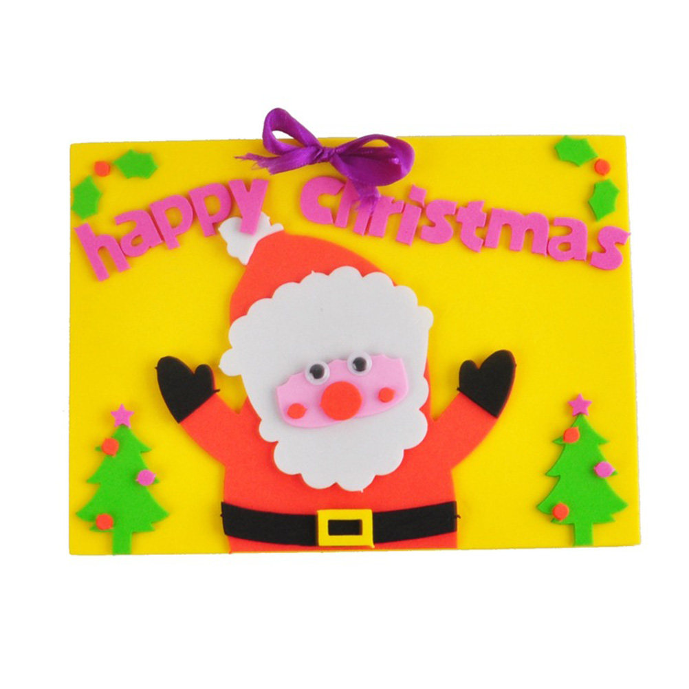 3Pcs DIY Cards Making Christma - Kids Education Card ulasan dan harga