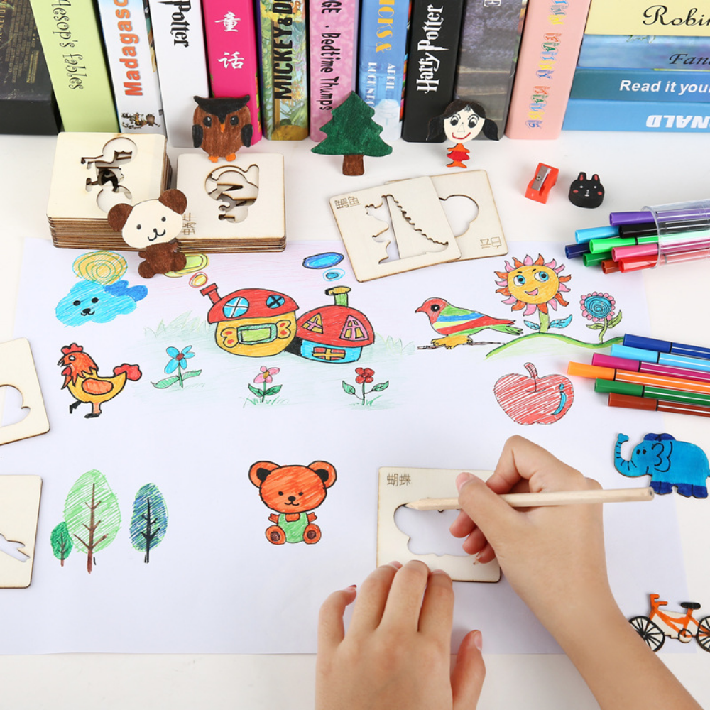 Montessori Kids Toys Drawing T - Kids Education Template ulasan dan harga
