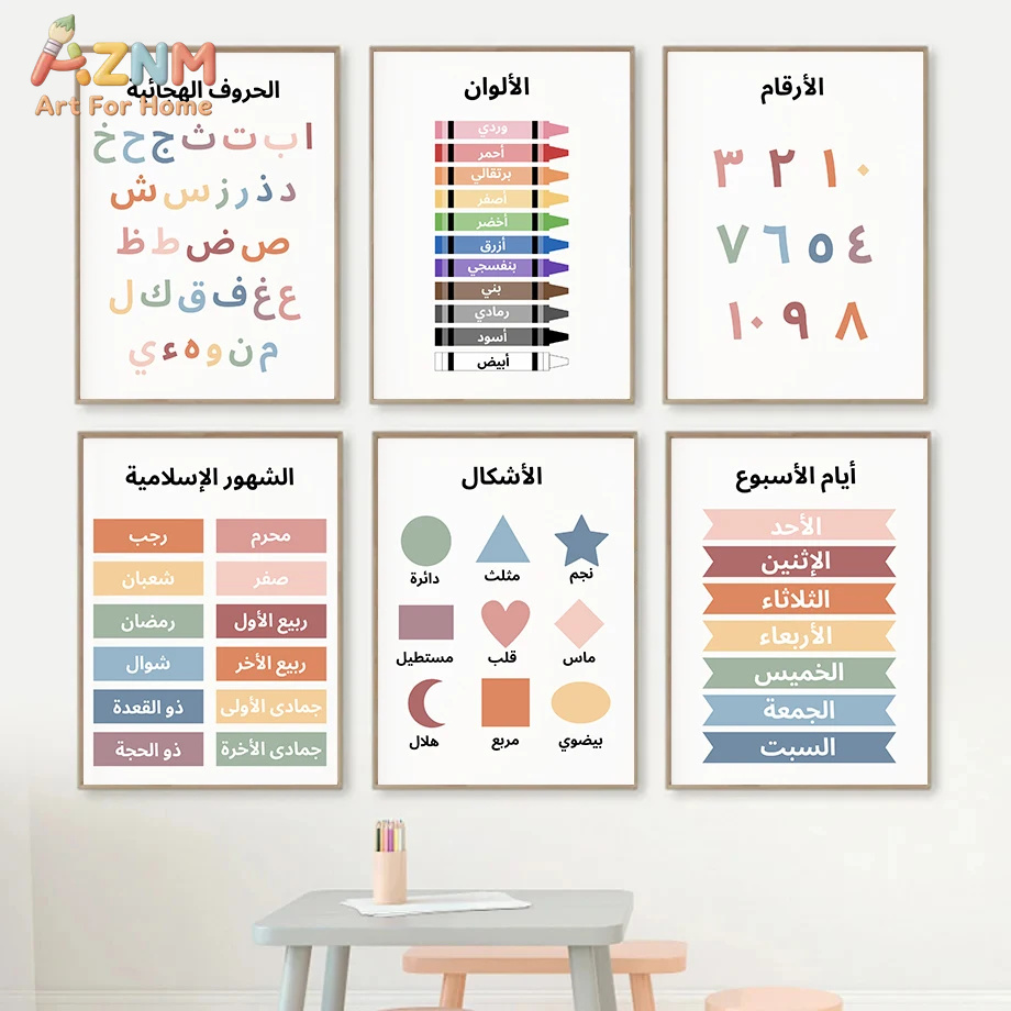 AZNM Arabic Educational Kids C - Kids Educational - Alphabet Numbers & More ulasan dan harga