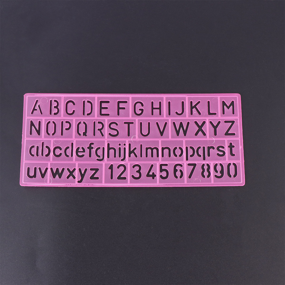 4Pcs Plastic Graffiti Rulers A - Kids Educational - Alphabet Numbers & More ulasan dan harga