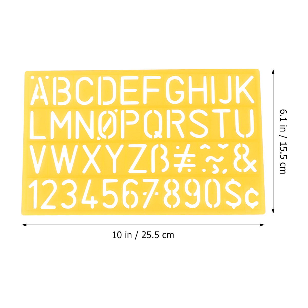 4Pcs Plastic Graffiti Rulers A - Kids Educational - Alphabet Numbers & More ulasan dan harga