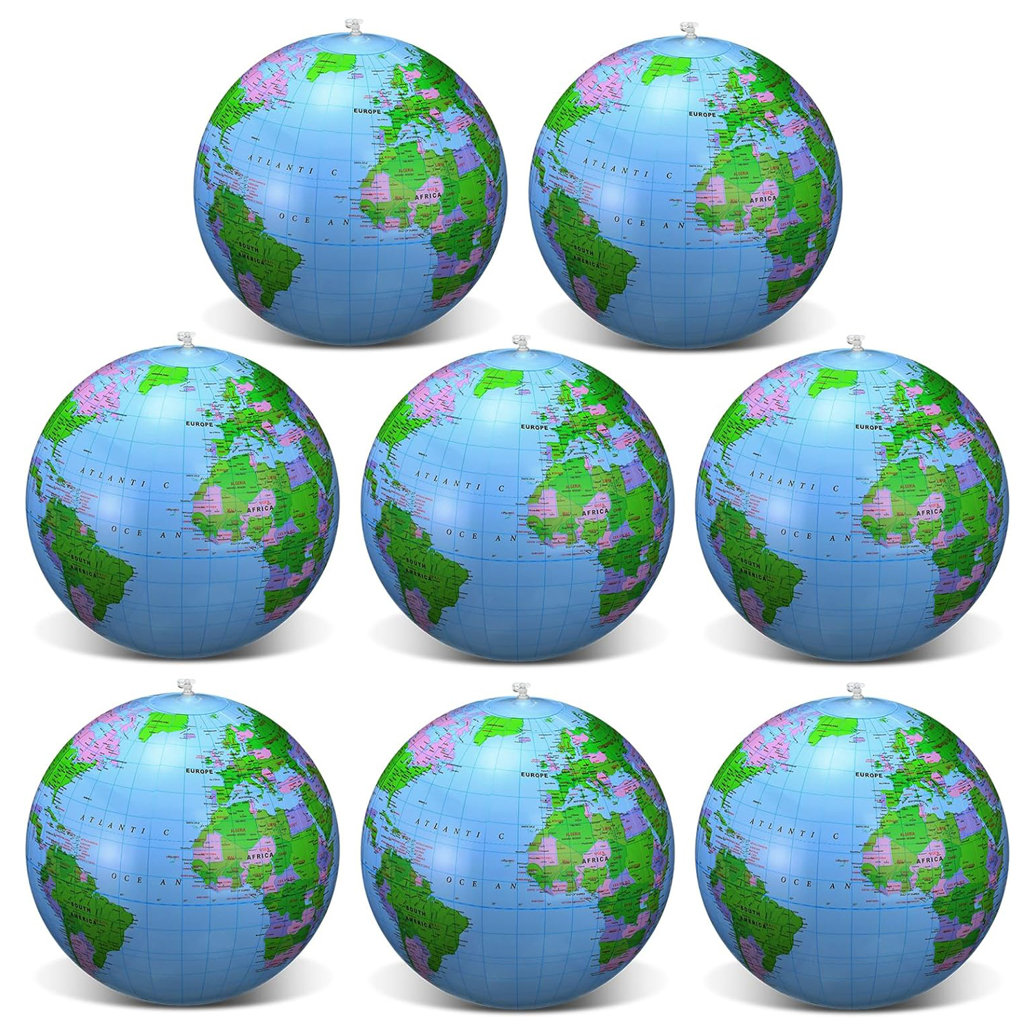 1/2/4 PCS Inflatable Globe Blo - Educational Globe For Kids ulasan dan harga