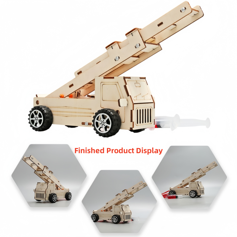 DIY Wood Ladder Fire Truck Mod - Kids Education Tools ulasan dan harga