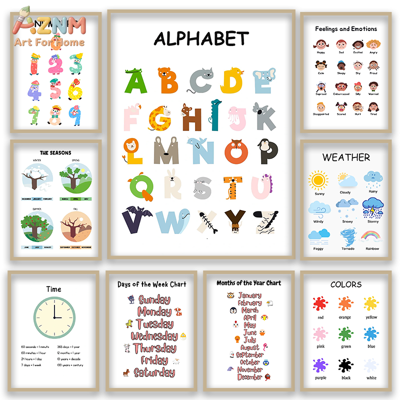 AZNM Educational Alphabet Numb - Kids Educational - Alphabet Numbers & More ulasan dan harga