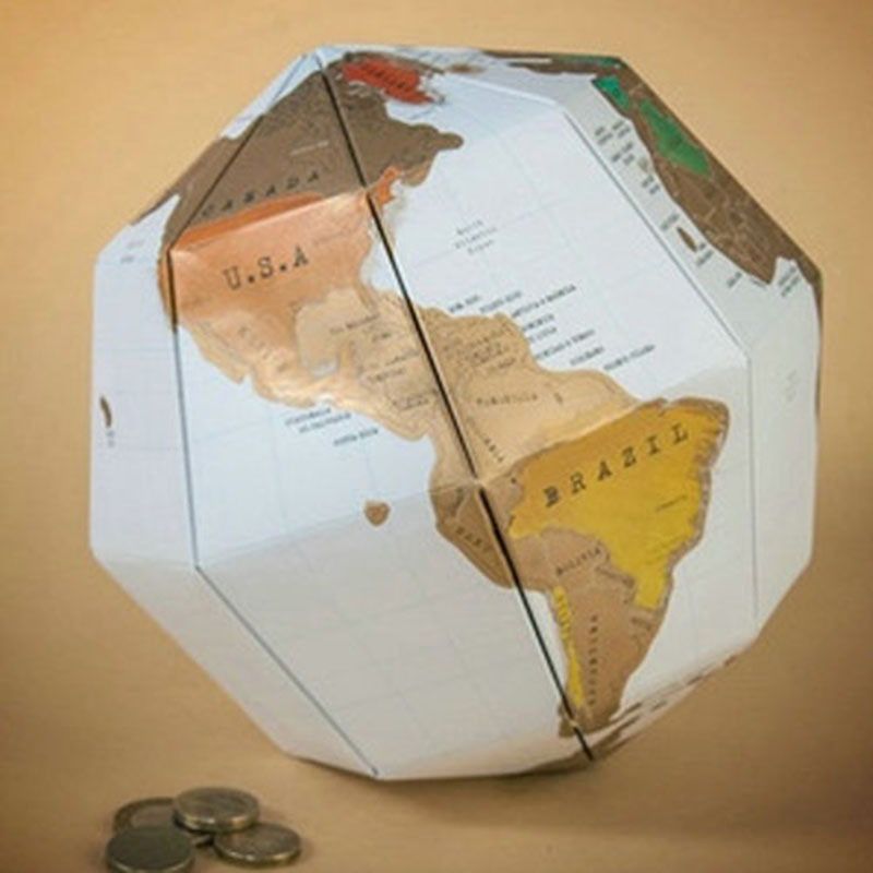 Scratch World Map DIY Assembly - Educational Globe For Kids ulasan dan harga