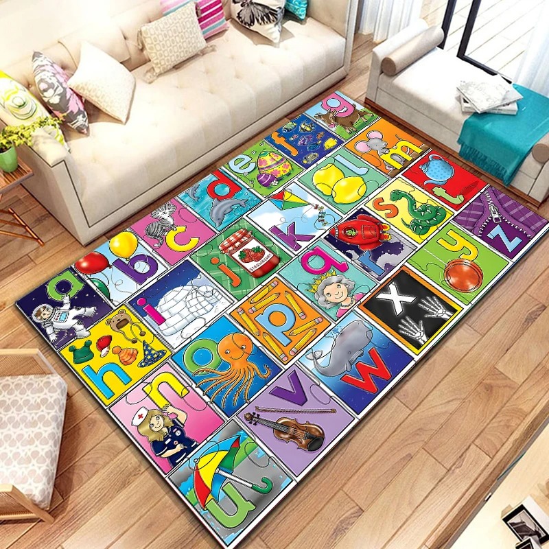 Alphabet Learning Carpet Mat R - Kids Educational - Alphabet Numbers & More ulasan dan harga