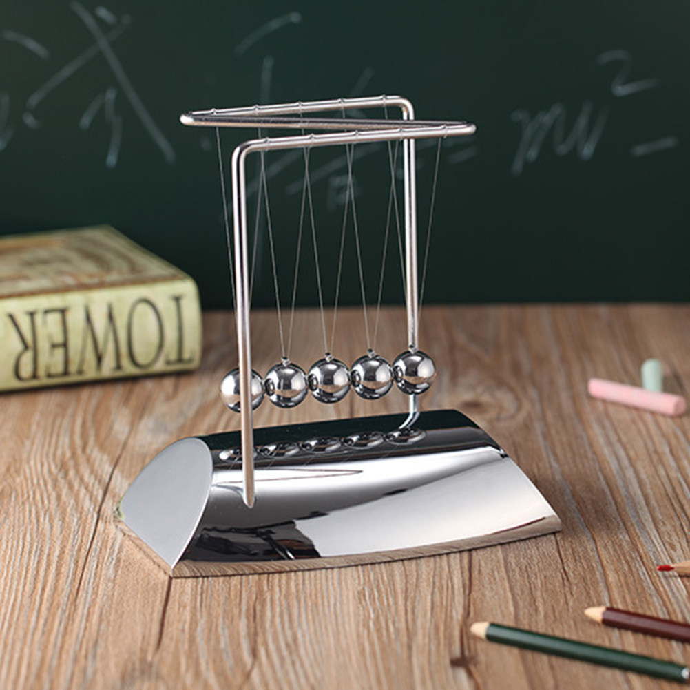 1Pcs Electroplated Newton's Cr - Kids Education Tools ulasan dan harga