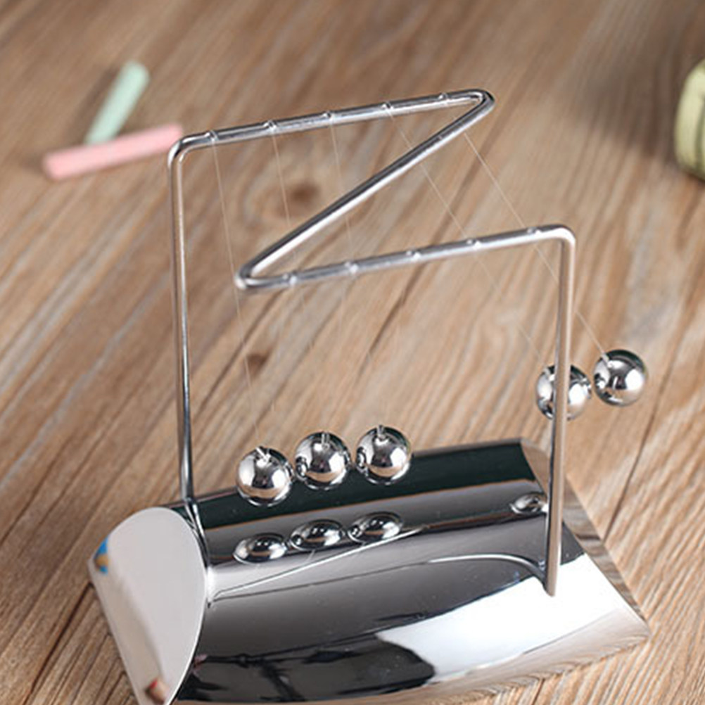 1Pcs Electroplated Newton's Cr - Kids Education Tools ulasan dan harga