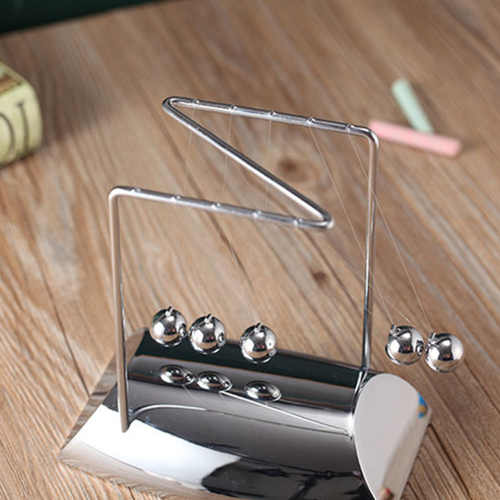 1Pcs Electroplated Newton's Cr - Kids Education Tools ulasan dan harga