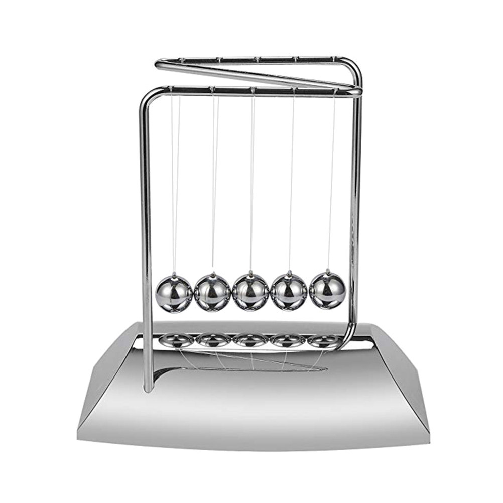 1Pcs Electroplated Newton's Cr - Kids Education Tools ulasan dan harga