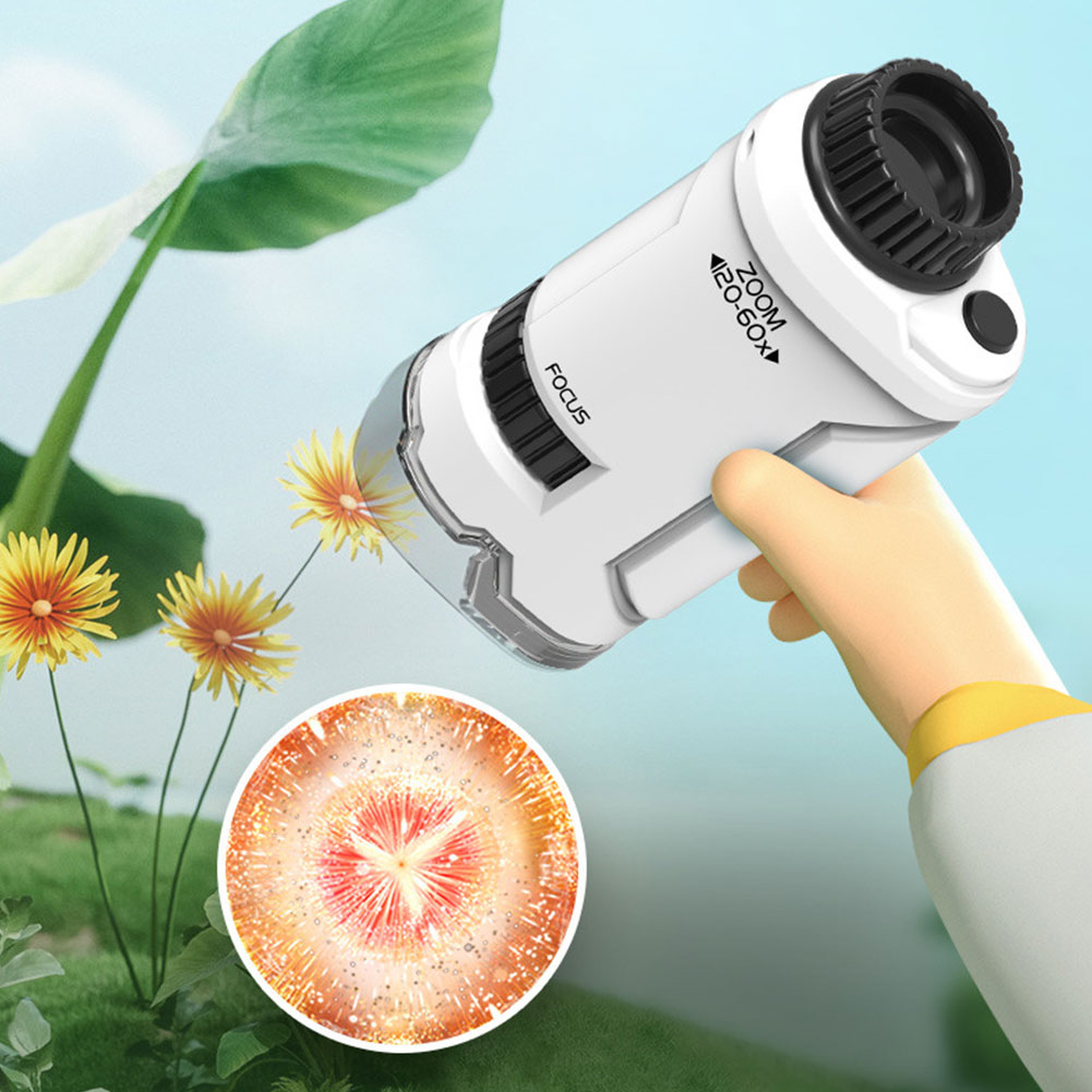 New 60x-120x Handheld Microsco - Kids Outdoor Education ulasan dan harga