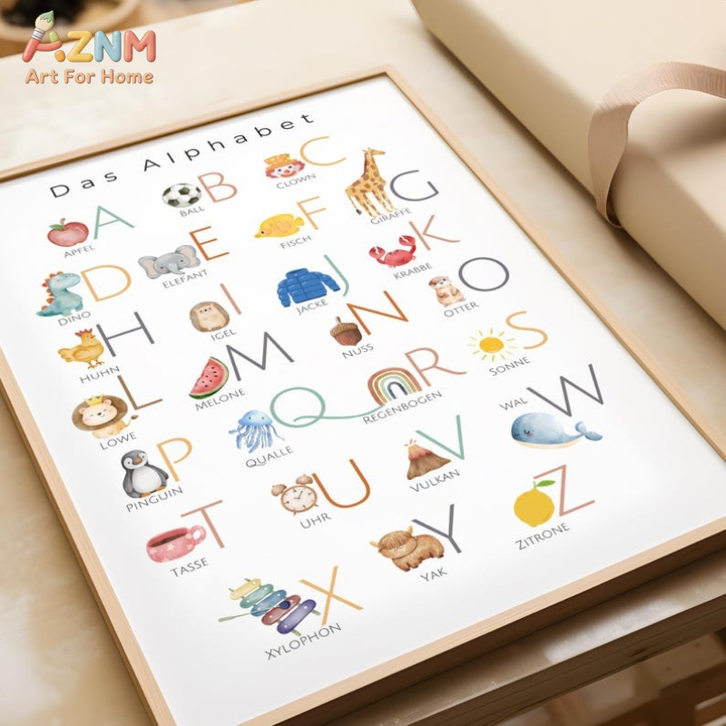 AZNM German Alphabet Numbers C - Kids Educational - Alphabet Numbers & More ulasan dan harga