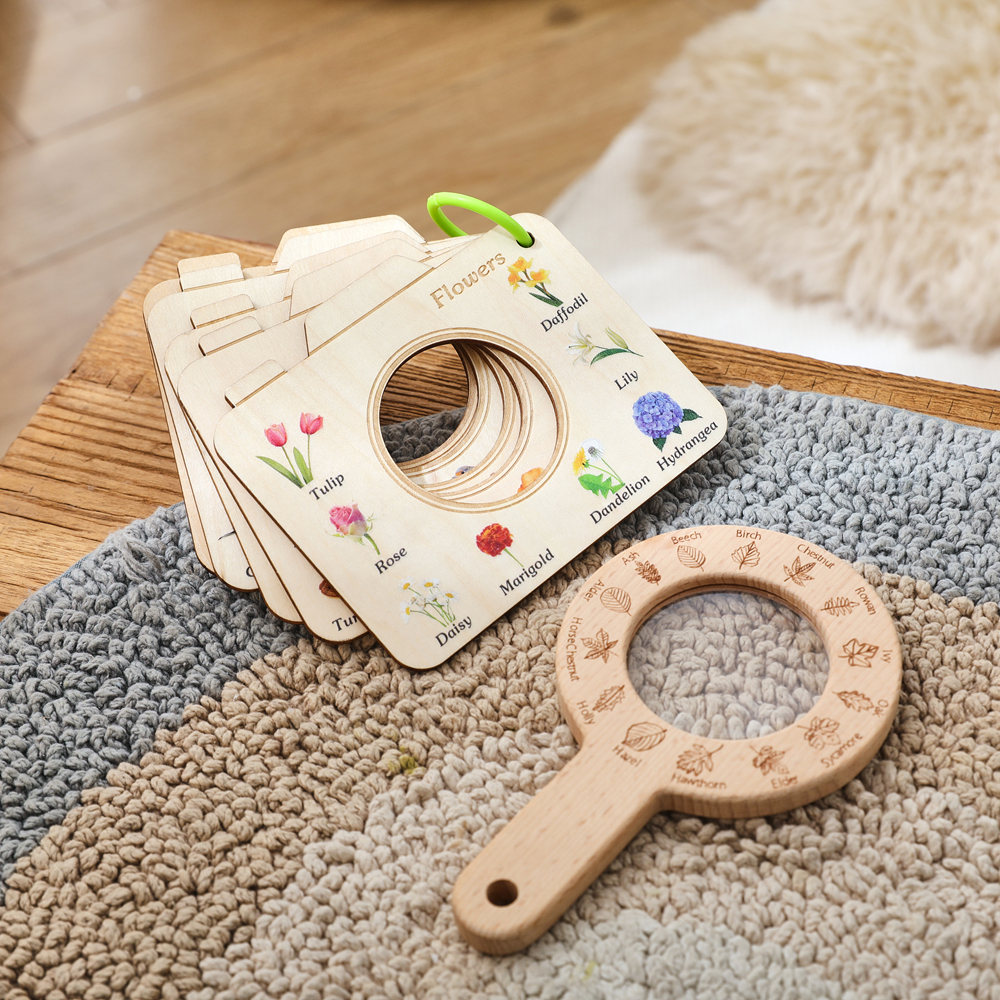 Wooden Montessori Toy Magnifyi - Kids Education Tools ulasan dan harga
