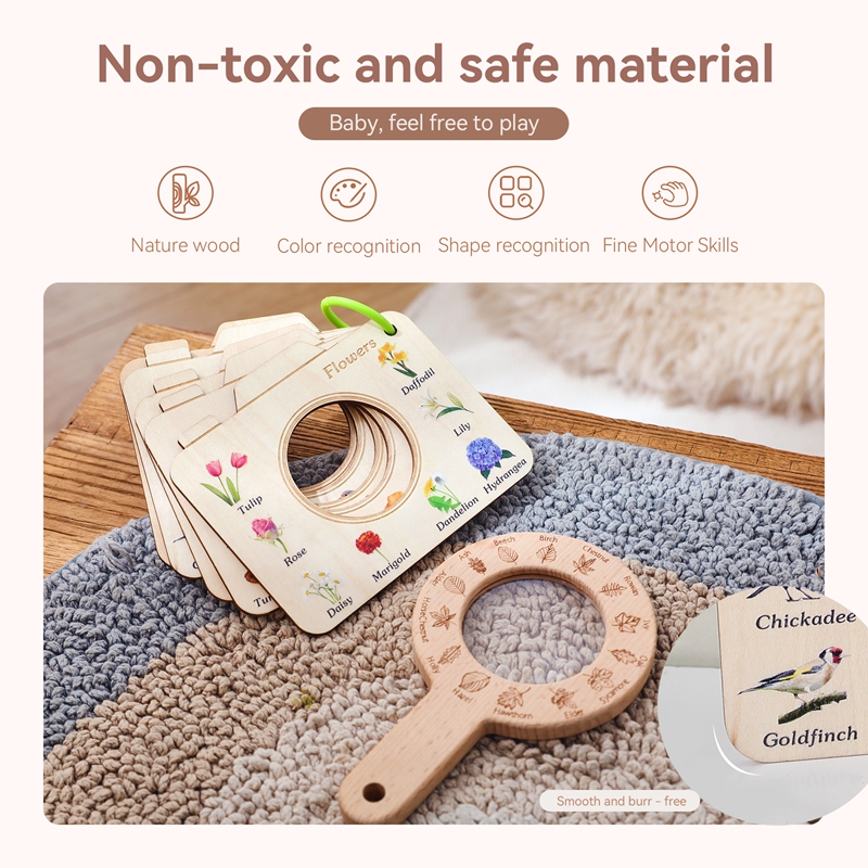 Wooden Montessori Toy Magnifyi - Kids Education Tools ulasan dan harga