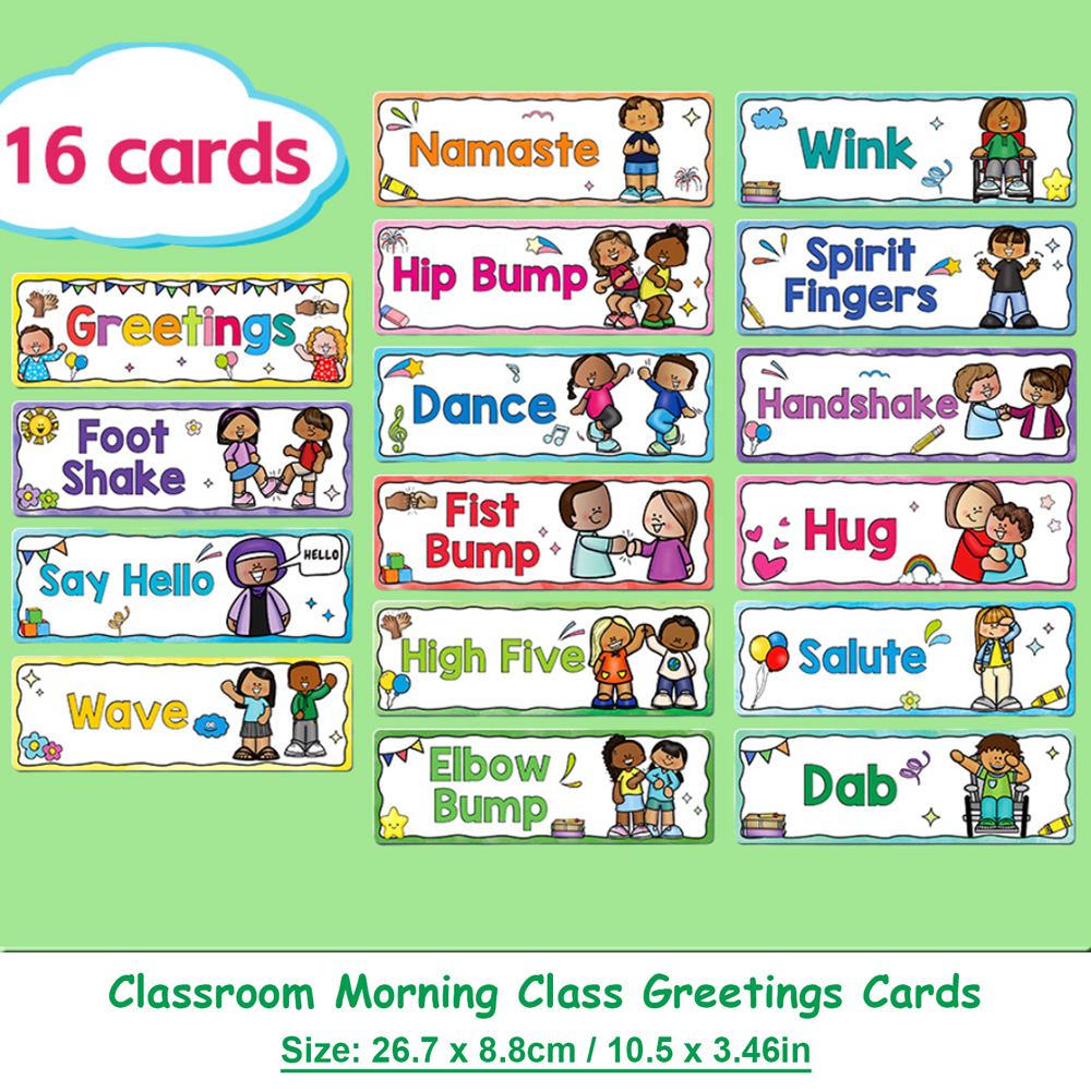 Common Greetings Educational C - Kids Education Card ulasan dan harga